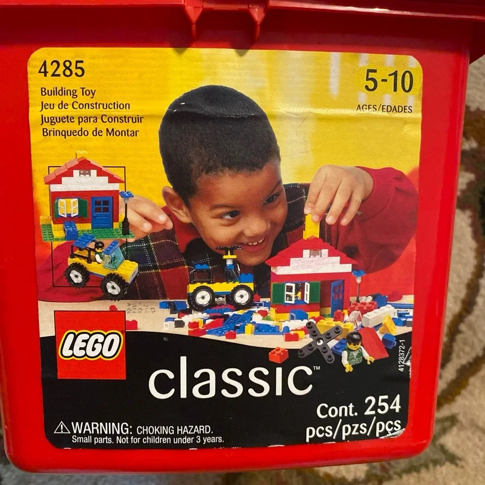 Lego Building Set Classic Blocks box + random Lego pieces